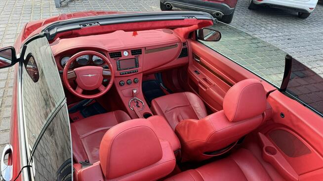 Chrysler Sebring Cabrio Hard Top 2.7 V6 Automat 186KM czerwone skóry Nagłoś. Boston AC
