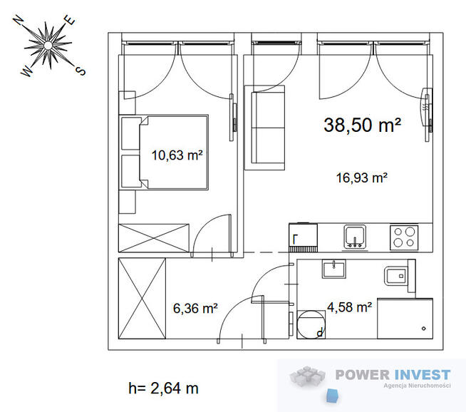 Gotowe, 2 pokoje, klimatyzacja, Nowa Huta