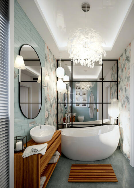 Słoneczny dwupoziomowy apartament z ogrodem i potencjałem