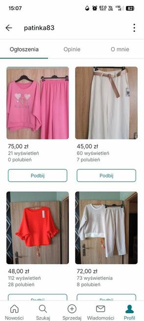 Odzież damska nowa nie secondhand