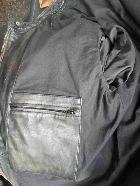 Kurtka skórzana Mustang męska — rozmiar M, stan bardzo dobry