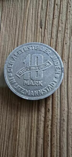 20 i 10 marek 1943r getto łódzkie Oryginalne Certyfikat