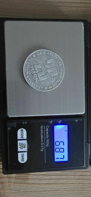 20 i 10 marek 1943r getto łódzkie Oryginalne Certyfikat