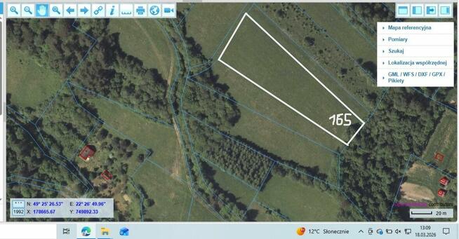 Działka BUDOWLANA, Bieszczady, Bóbrka, k. SOLINA