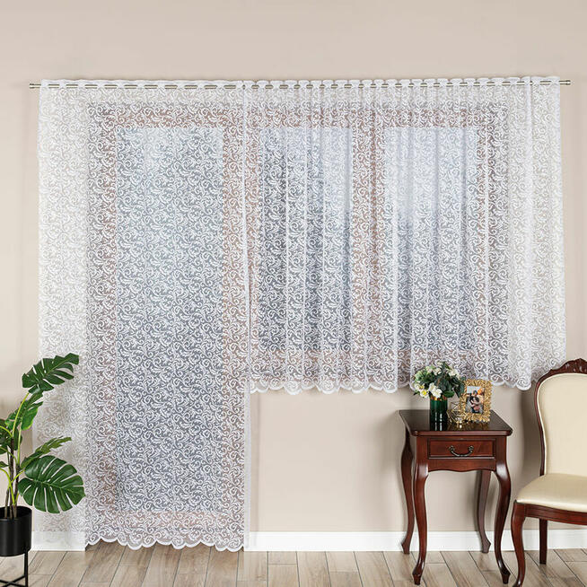 Firanki na okno balkonowe, balkon, taras, szycie firan, firany