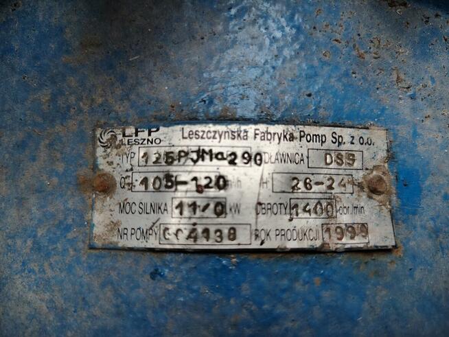 Pompa monoblokowa LFP 125PJM290 silnik 11kW