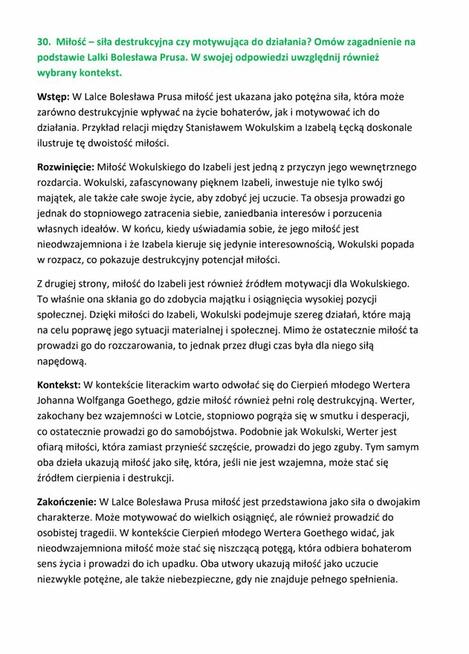 Notatki do matury z języka polskiego!