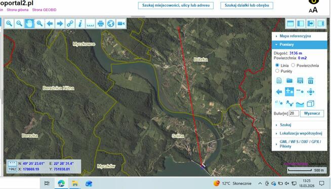 Działka BUDOWLANA, Bieszczady, Bóbrka, k. SOLINA