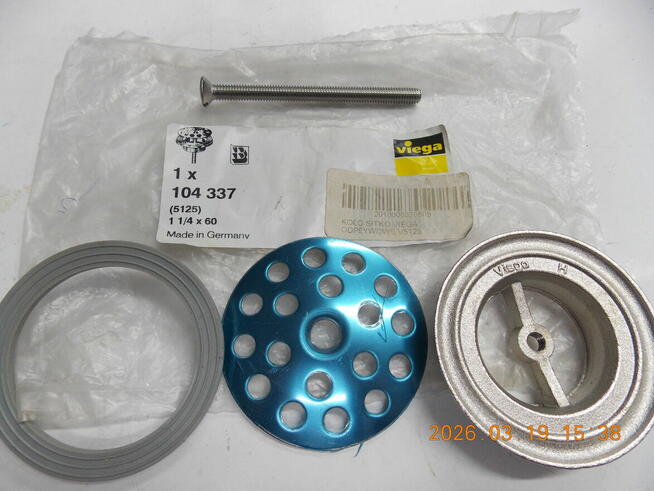 SITKO ODPŁYWOWE UMYWALKI VIEGA