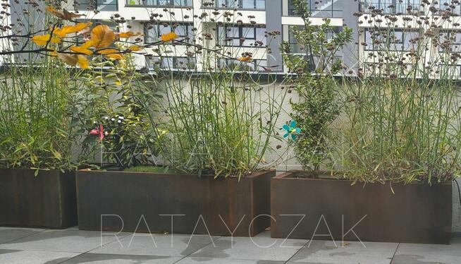 Klomb Donica Podwyższone Rabaty CORTEN POD WYMIAR PRODUCENT