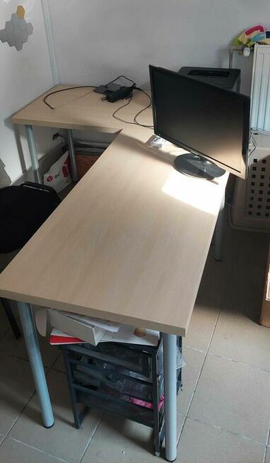 Sprzedam 4 biurka 120x60cm z IKEA, model LAGKAPTEN, nogi ADI