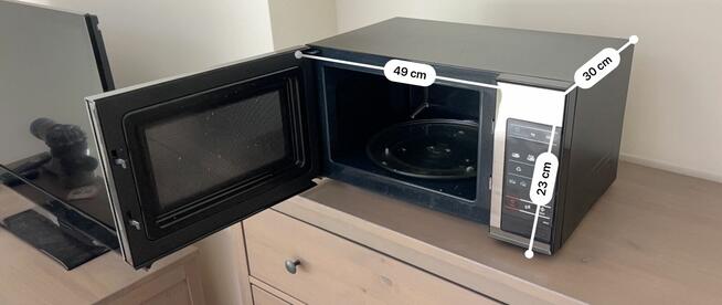 Samsung ME83X - kuchenka mikrofalowa 23L