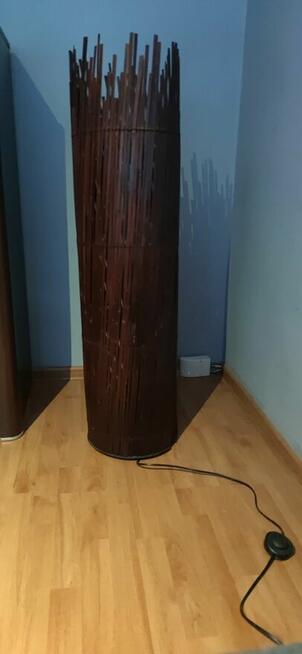 Piękna lampa podłogowa listewki bambusowe DO NEGOCJACJI