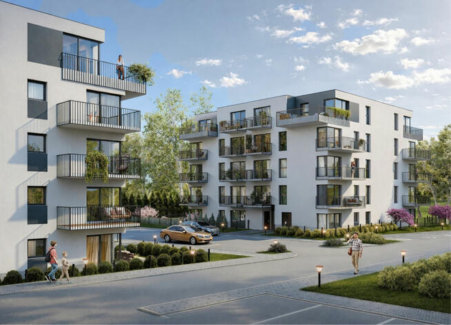 Nowe Osiedle ul. Górna/Dolna Gliwice. 3 pokoje i 2 balkony