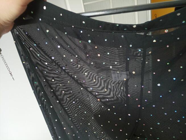 Legginsy z diamencikami, XL