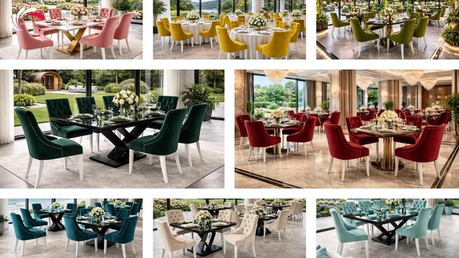 Krzesła Chesterfield kolekcja KCH-1 - restauracja, salon