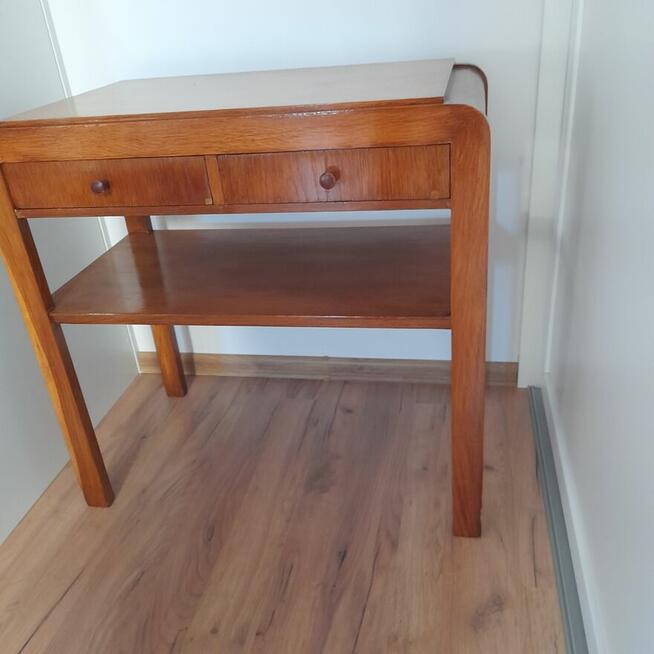 Stolik PRL odnowiony profesjonalnie politura