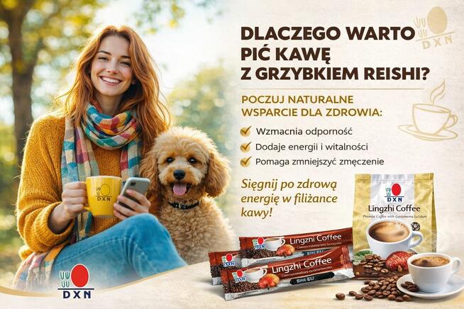 „Mała zmiana.Duża różnica.”„Kawa, która wspiera Twój organizm