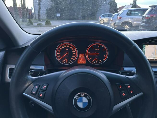 LCI E61 520d LIFT 2.0d 177KM Automat Navi iDrive Pdc Led Zarejestrowan