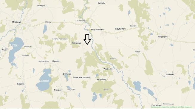 Działka budowlana Miłakowo