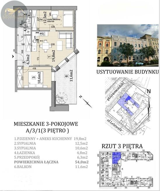 Mieszkanie Świdnica, pl. Grunwaldzki