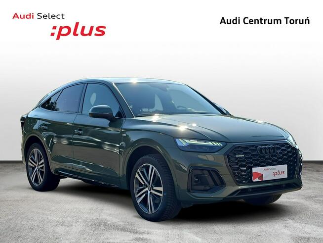 Audi Q5 MatrixLED_Kamery360_Skóra_20"_S line_PakietCzerń_El.Fotel_CarPlay_FV