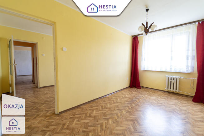 Przestronne 4-pokojowe mieszkanie.