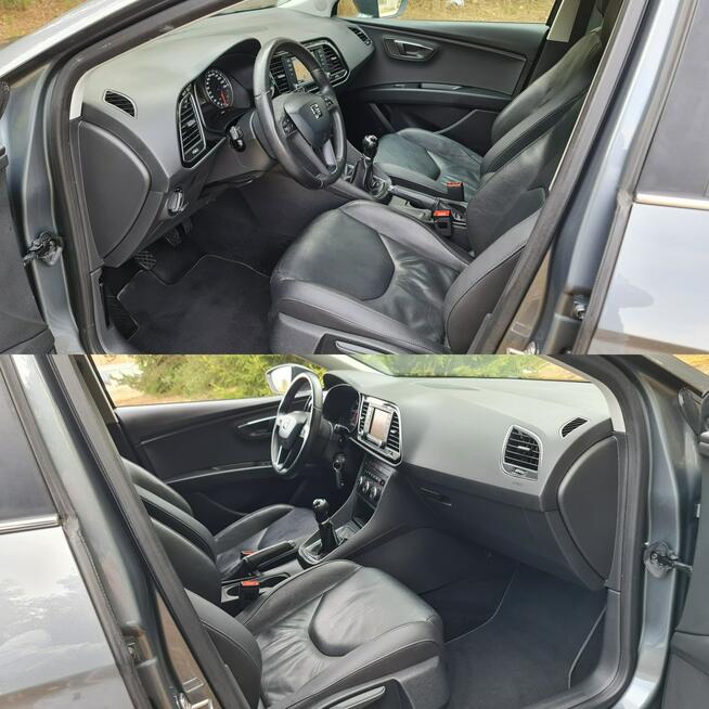 Seat Leon 1.6 TDI 110KM # Full LED # Navi # Climatronic # Skóra # Niski Przebieg