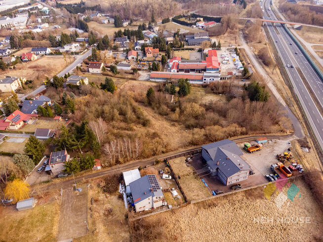 Działka inwestycyjna, S7, MPZP, media 7 352 m2