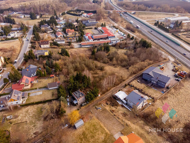 Działka inwestycyjna, S7, MPZP, media 7 352 m2