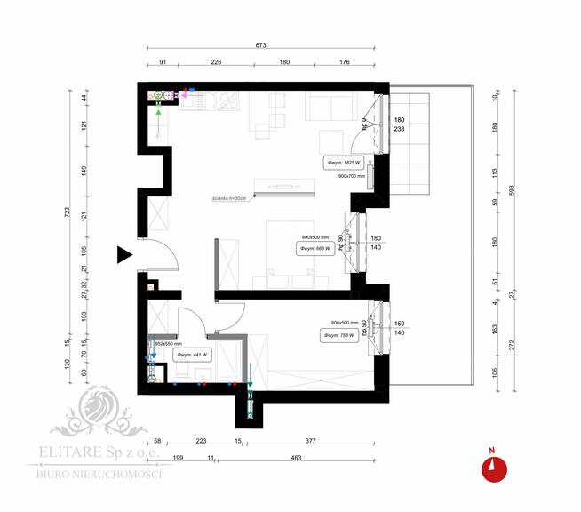 Mieszkanie 52,71,35m2, ogródek ogrzewanie miejskie/ Kleczków