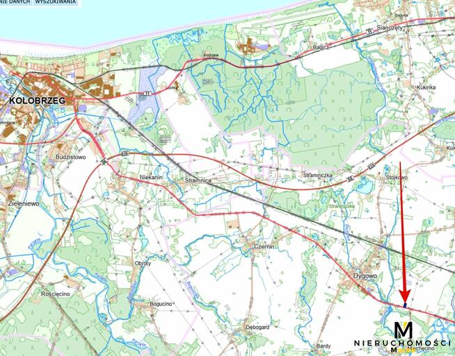 Działka rolna Dygowo