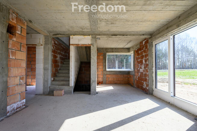 Dom w stanie surowym zamkniętym Trzeboś Podlas