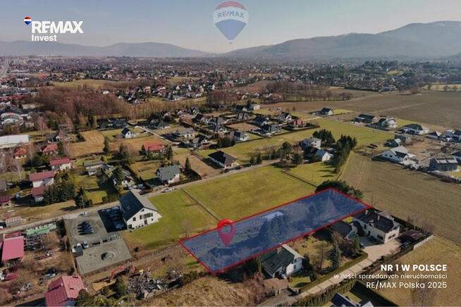 Działka inwestycyjna mieszkaniowa + usługa Jaworze