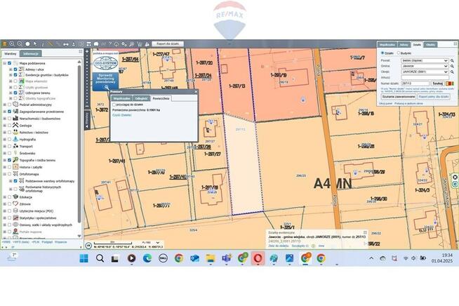 Działka inwestycyjna mieszkaniowa + usługa Jaworze