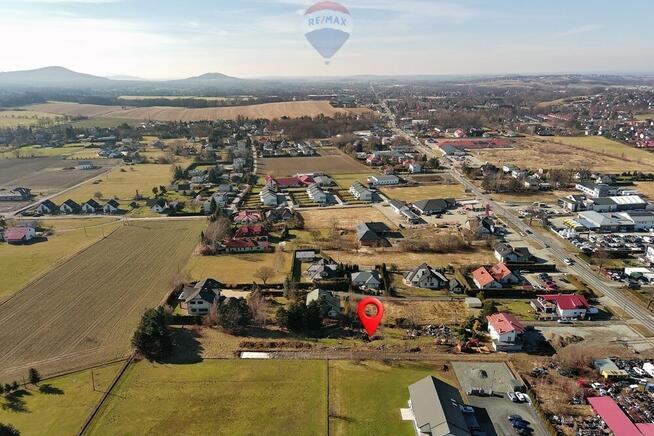 Działka inwestycyjna mieszkaniowa + usługa Jaworze