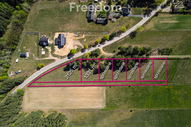 Malownicze 1331 i 2125 m2 * WZ * gm.Dobrzyniewo D.