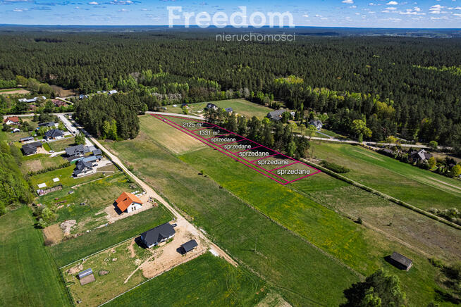 Malownicze 1331 i 2125 m2 * WZ * gm.Dobrzyniewo D.