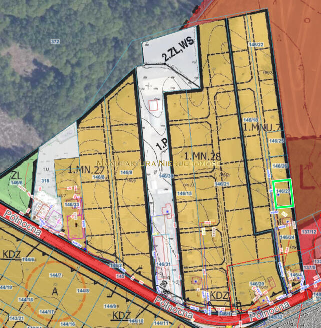 Działka budowlana 10 min. od Pruszcza Gdańskiego