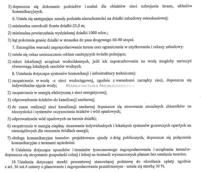 Działka budowlana 10 min. od Pruszcza Gdańskiego