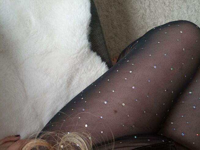 Legginsy z diamencikami, XL