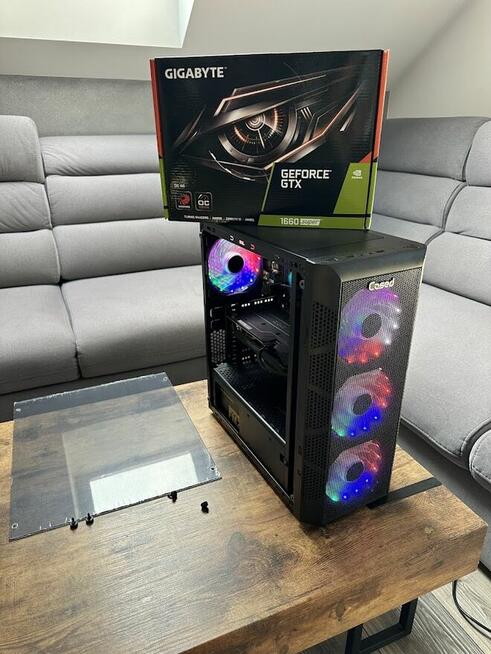 Komputer Gamingowy ARGB i5 9400f, gtx 1660 6gb super 16gb dd