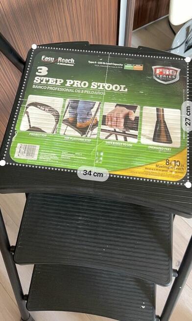 Drabina domowa 3-stopniowa Easy Reach Pro