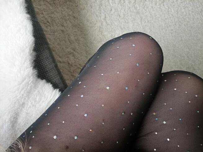 Legginsy z diamencikami, XL