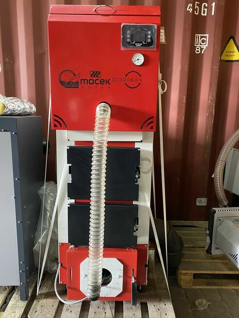 Nowy kocioł na pellet Moceko Bio 16 kW | zasyp górny