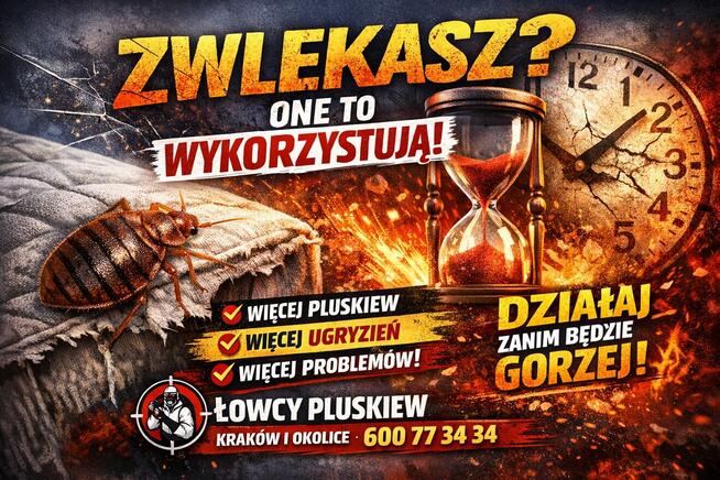 Łowcy Pluskiew profesjonalne usuwanie pluskiew