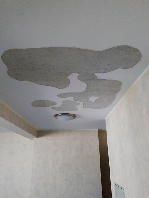 Remont po zalaniu mieszkania.Likwidacja zacieków i zagrzybie