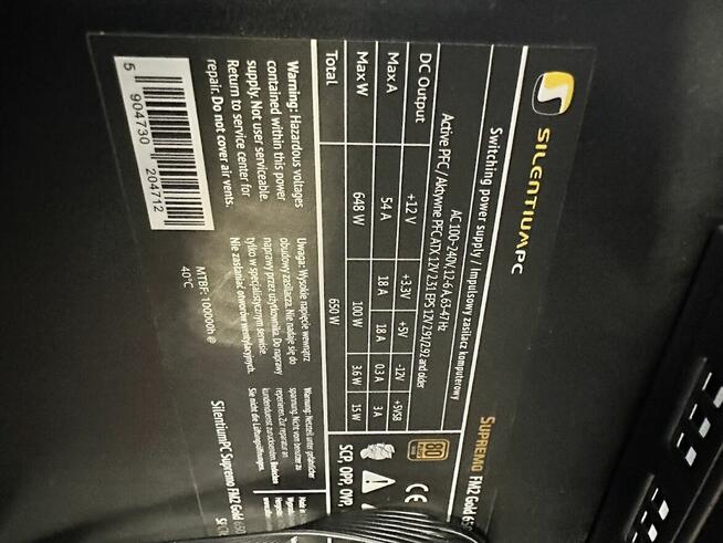 Komputer Gamingowy RGB i5 9400f, gtx 1660 6gb super 16gb ddr