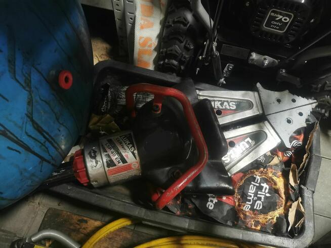 Zestaw hydrauliczny Lukas holmatro ratowniczy