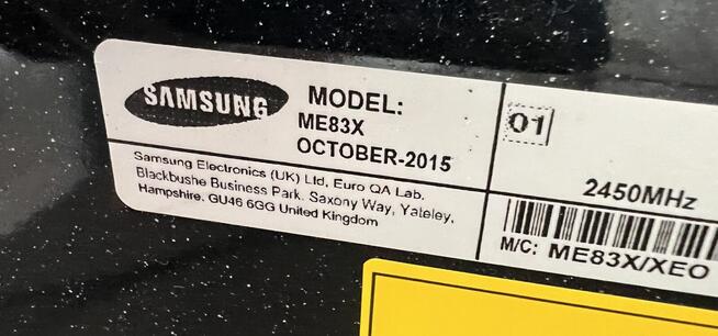 Samsung ME83X - kuchenka mikrofalowa 23L